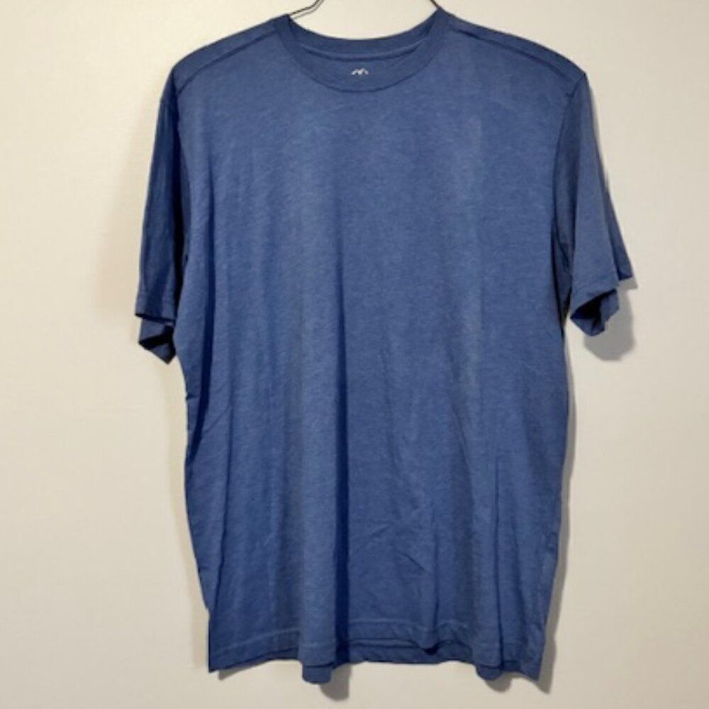 USED Men's Blue Mountain Short Sleeve Shirt Color Blue Size XL